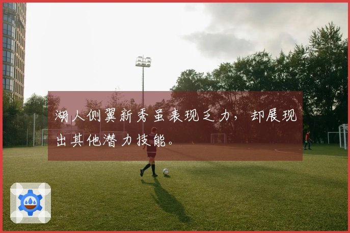 湖人侧翼新秀虽表现乏力，却展现出其他潜力技能。